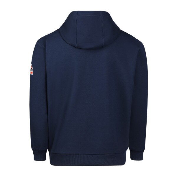 Men's Fleece FR Zip-Front Hooded Sweatshirt in Navy